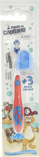 Pasta del Capitano Children's Toothbrush For 3+ Years Red