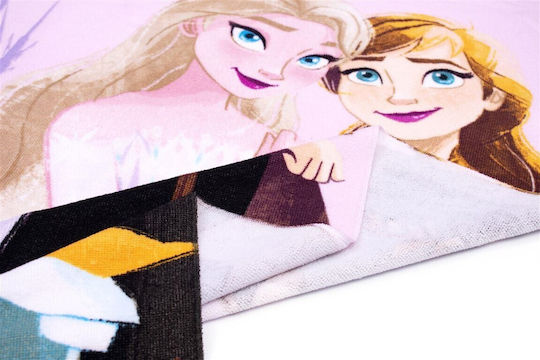 Quick Dry Beach Towel Disney Home Frozen 88 70x140cm Pink Dimcol