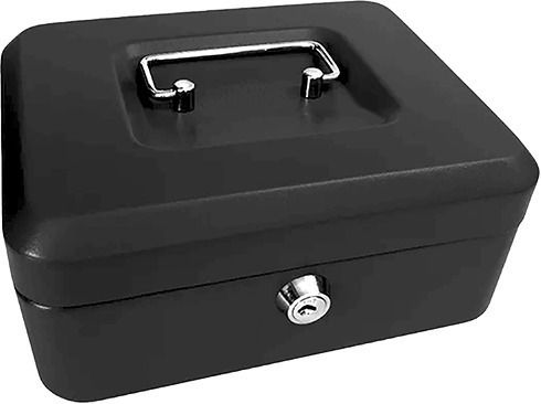 Metron Cash Box with Lock Black 333.01.08 Black 333.01.08