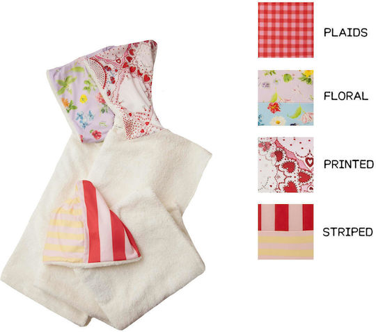 Two In A Castle Kids Beach Poncho Pink