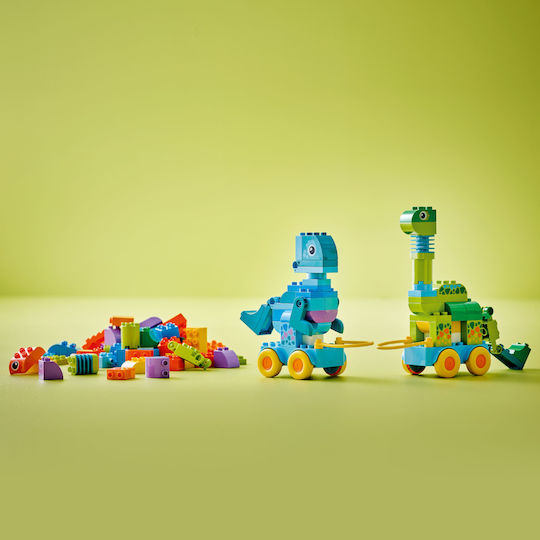 LEGO Duplo 3in1 Dinozauri pe Roți pentru 3+ Ani 108 Bucăți