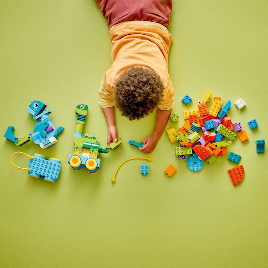 LEGO Duplo 3in1 Dinozauri pe Roți pentru 3+ Ani 108 Bucăți