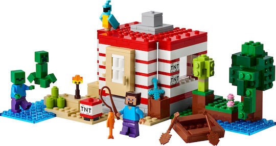 LEGO Minecraft The TNT Jungle House for Ages 8+ 287 Pieces