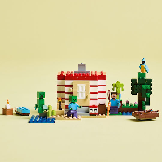 LEGO Minecraft The TNT Jungle House for Ages 8+ 287 Pieces