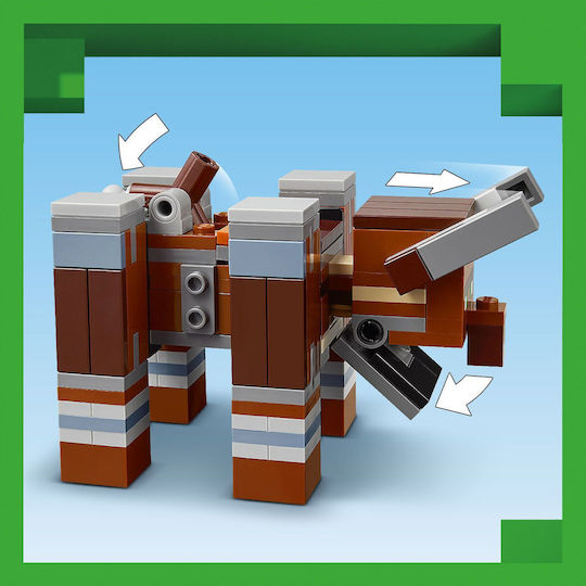 LEGO Minecraft The Pillager Outpost and Ravager for Ages 9+ 665 Pieces