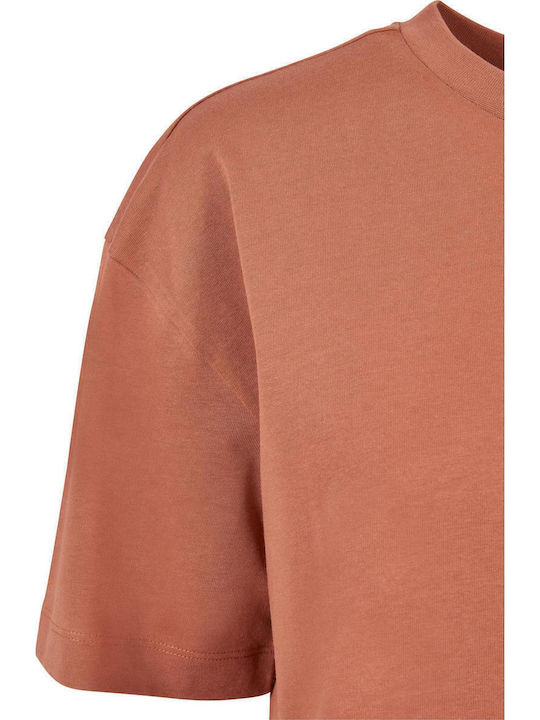 Καλοκαιρινό Mini Αθλητικό Φόρεμα T-shirt Κοντομάνικο Terracotta