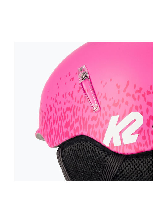 K2 Illusion Kinder Ski & Snowboard Helm in Rosa Farbe