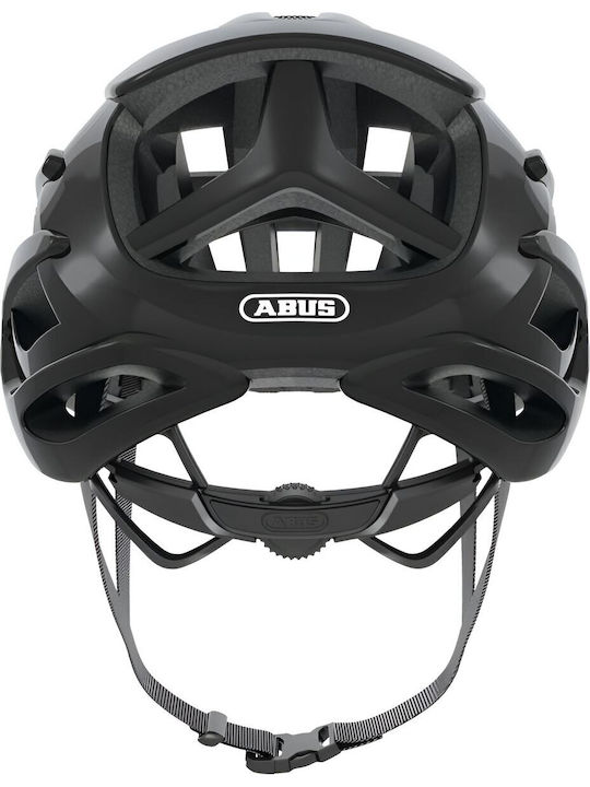 Abus Airbreaker Shiny Κράνος Ποδηλάτου Βουνού / Δρόμου Μαύρο