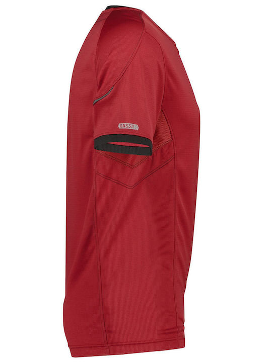 Dassy Workwear Nexus Мъжка Работна блуза Червена