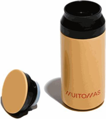 Muitomas Sticlă Termos Oțel inoxidabil 350ml Peach