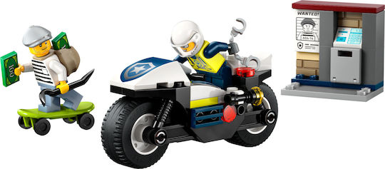 LEGO City Police Motorcycle Chase За 4+ Години 65 Бройки