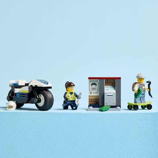 LEGO City Police Motorcycle Chase За 4+ Години 65 Бройки