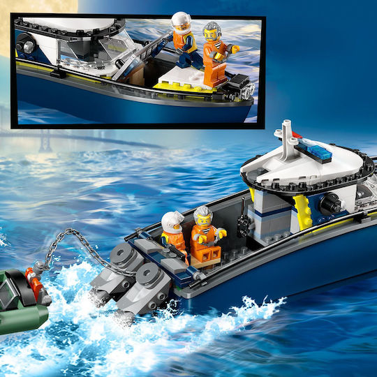 LEGO Lego City Polizei Boot Verfolgung für 6+ Jahre 264 Stück