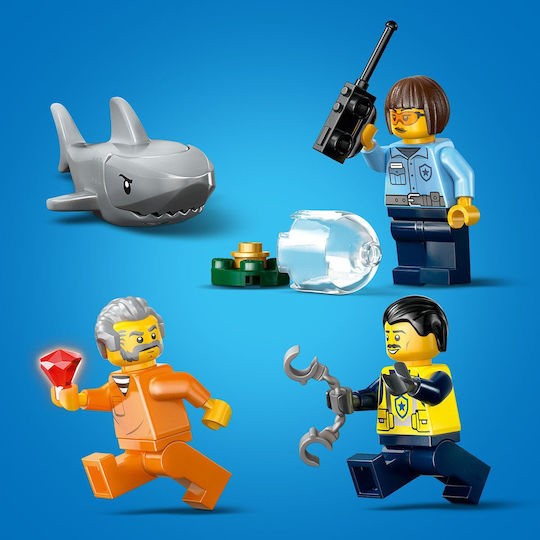 LEGO Lego City Polizei Boot Verfolgung für 6+ Jahre 264 Stück