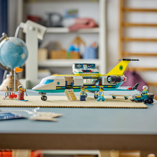 LEGO City Emergency Air Ambulance Airplane for Ages 6+ 403 Pieces