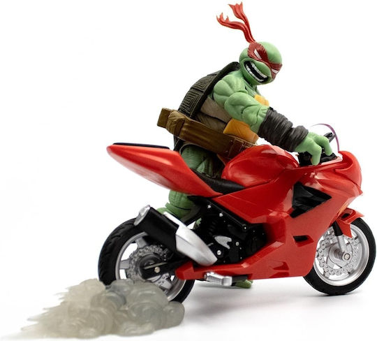 The Loyal Subjects Teenage Mutant Ninja Turtles: Raphael with Motorcycle (IDW Comics) Φιγούρα Δράσης ύψους 13εκ. σε Κλίμακα 1:15