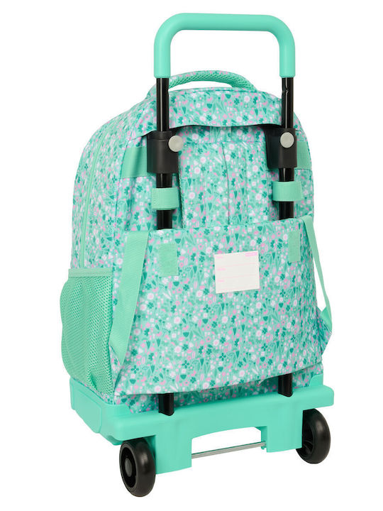 Schulrucksack mit Rollen Safta Cuore Mint 33 x 45 x 22 cm Schulrucksack mit Rollen Safta Cuore Mint 33 x 45 x 22 cm