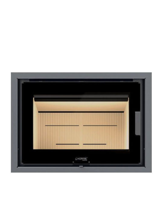 Norfire Design Norfire Ενεργειακό Τζάκι Ξύλου 8.5kW Ίσιο με Ανοιγόμενη Πόρτα