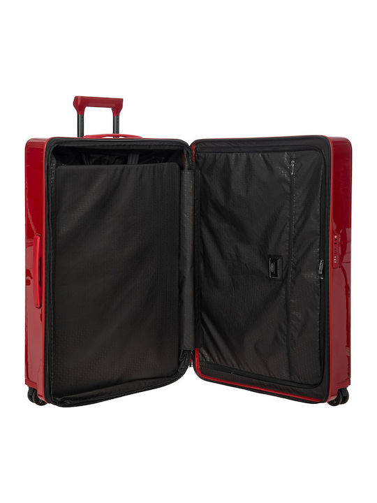 Porsche Design Large Travel Suitcase Carmine Red with 4 Wheels Height 82cm