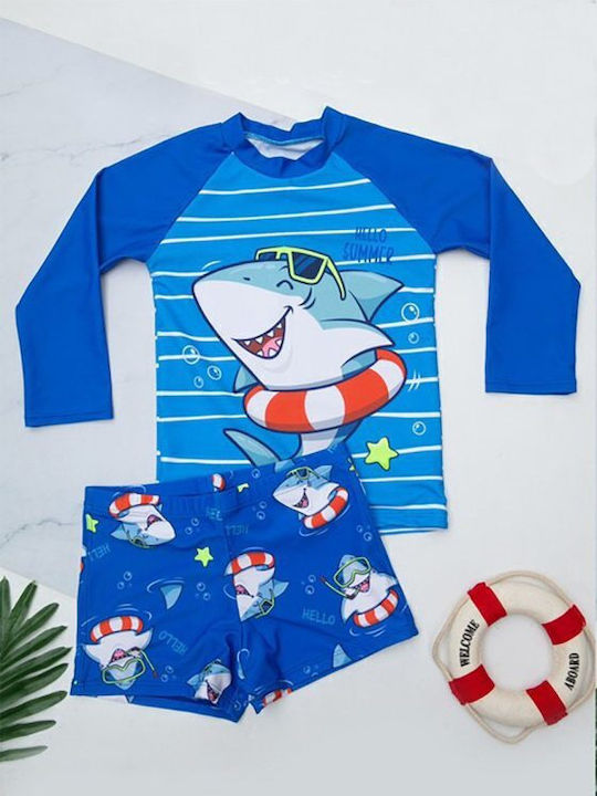 Ferrari Group Kids Swimwear Swimwear Set Blue