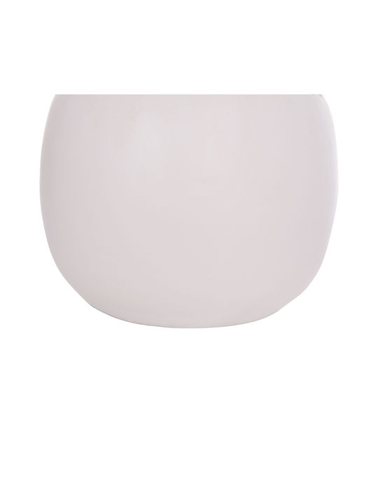 HomeMarkt Decorative Vase Lennox White 22x22x20cm