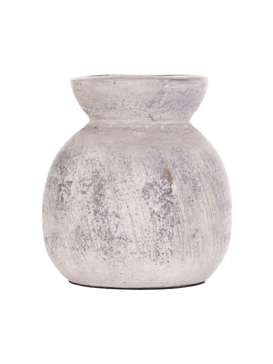 HomeMarkt Decorative Vase Vermo Gray 18x18x19cm