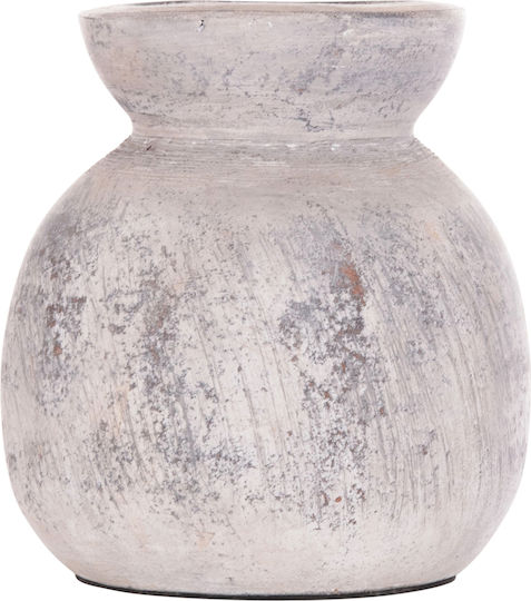 HomeMarkt Decorative Vase Vermo Gray 18x18x19cm