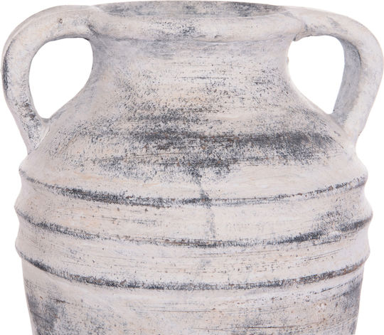 HomeMarkt Decorative Vase Vermo Gray 21x21x22cm