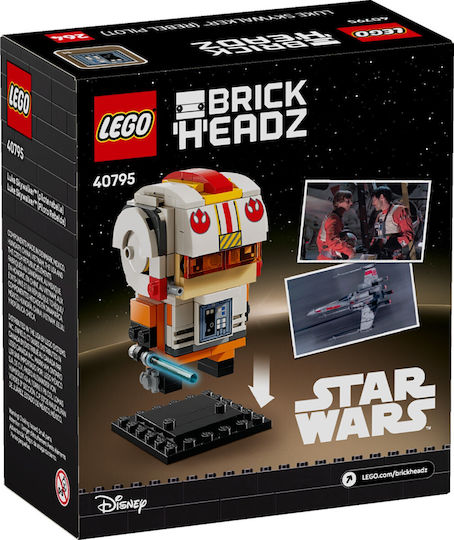 LEGO Brick Headz Luke Skywalker (Rebel Pilot) за 10+ Години 138 Бройки