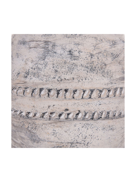 HomeMarkt Decorative Vase Vermo Gray 21x21x25cm
