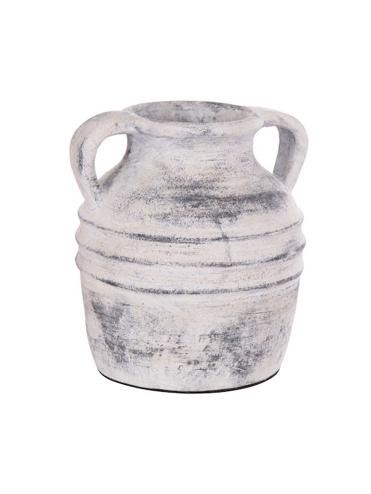 HomeMarkt Decorative Vase Vermo Gray 21x21x22cm