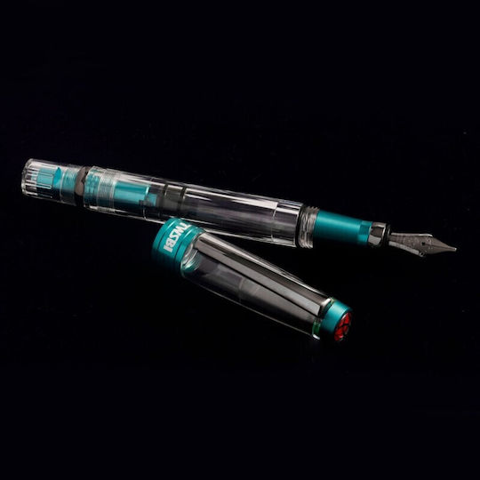 Twsbi Diamond Πένα Καλλιγραφίας Medium με Μπλε Μελάνι