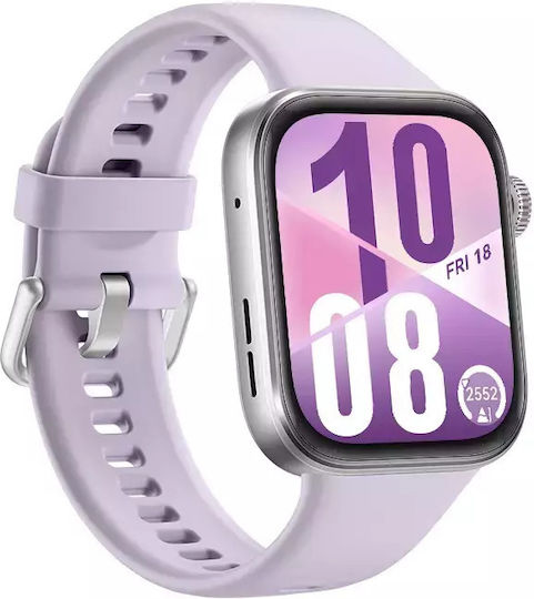 Huawei Watch Fit 4 43mm Waterproof with Heart Rate Monitor (Purple)