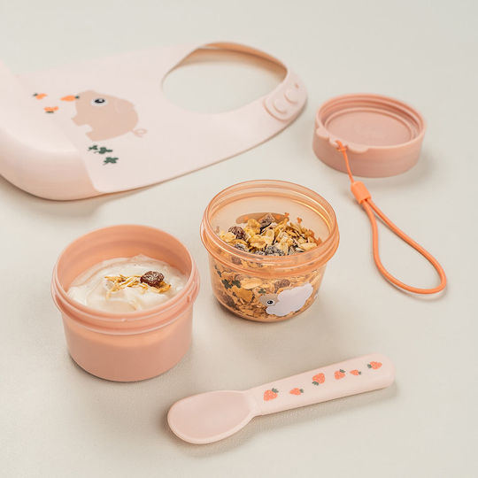 Done by Deer Plastic Kids' Food Container 0.15lt Pink