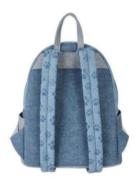 Loungefly Παιδική Τσάντα Πλάτης Μπλε 22.86x11.43x26.67εκ. Disney Denim