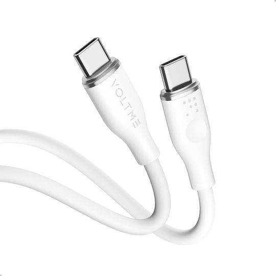 Voltme USB 2.0 Cable USB-C Male - USB-C 60W PD Green 1m