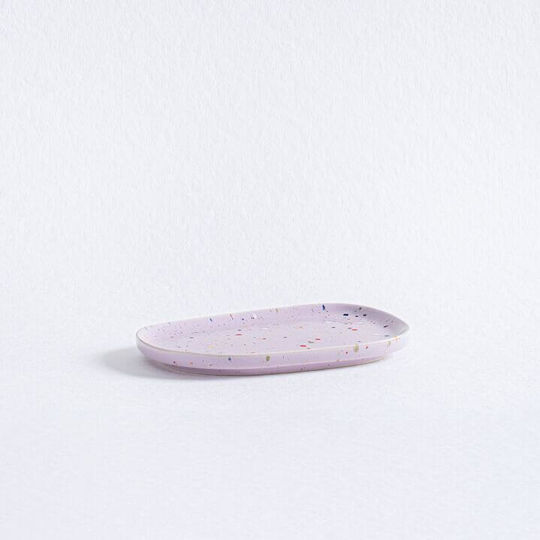 Egg Back Home Oval Serving Tray 18x12x2cm 1657-18L12W2H-MT-Lilac 1pcs
