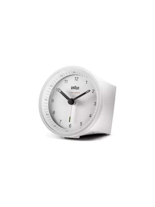 Braun Επιτραπέζιο Ρολόι με Ξυπνητήρι Λευκό 160457
