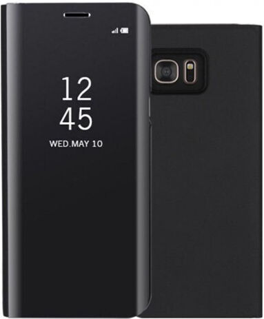 Book Plastic / Piele artificială Negru (Huawei Mate 20)