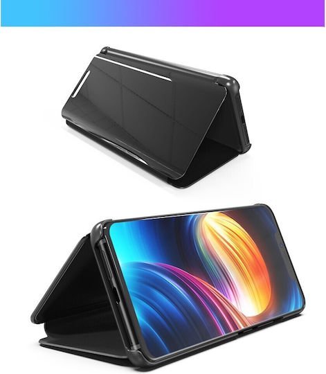 Book Plastic / Piele artificială Negru (Huawei Mate 20)