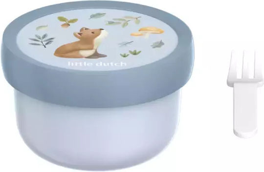 Little Dutch Plastic Kids' Lunch Set Light Blue