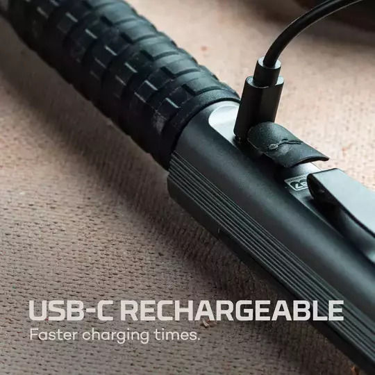 Nebo Pro Φακός Συνεργείου Επαναφορτιζόμενος LED IPX7 με Φωτεινότητα έως 600lm