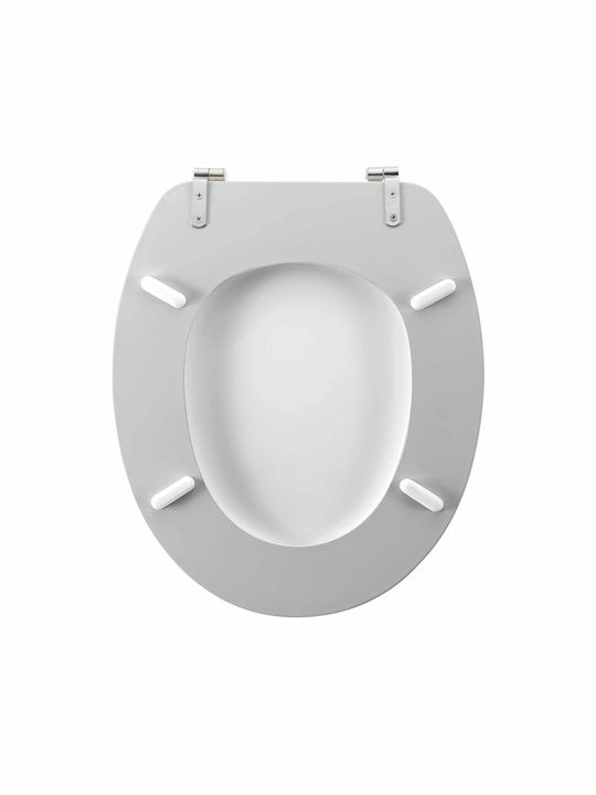 Toilettenbrille Marmor Weiß