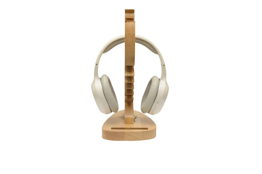Skymnos Desktop Headphone Stand Beech Wood