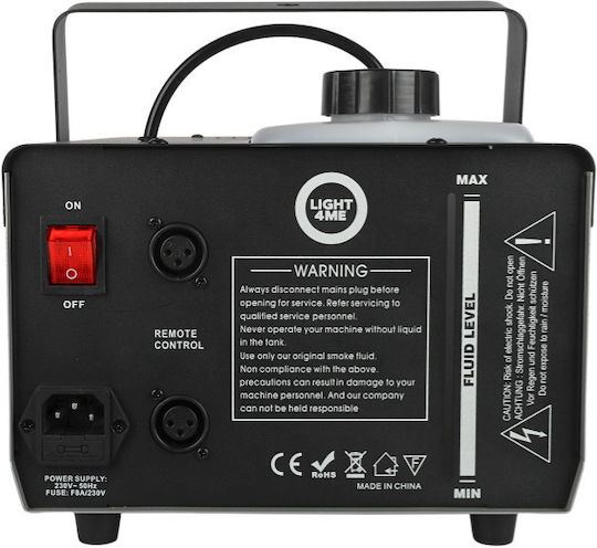Light4me Fog Machine 900W Wireless / Wired Remote