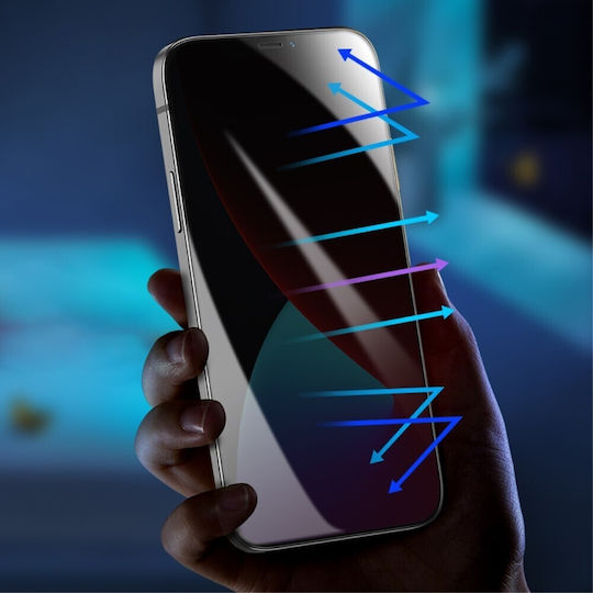 Full Glue Privacy Tempered Glass Μαύρο (Huawei P40 Lite 5G)