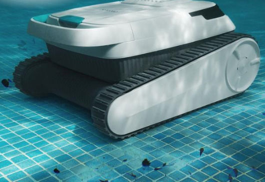 Cecotec Conga Pooldroid 2000 Floormaster Ασύρματη Σκούπα Ρομπότ Πυθμένα / Τοιχωμάτων για Πισίνες 100m² με Φίλτρο 4lt