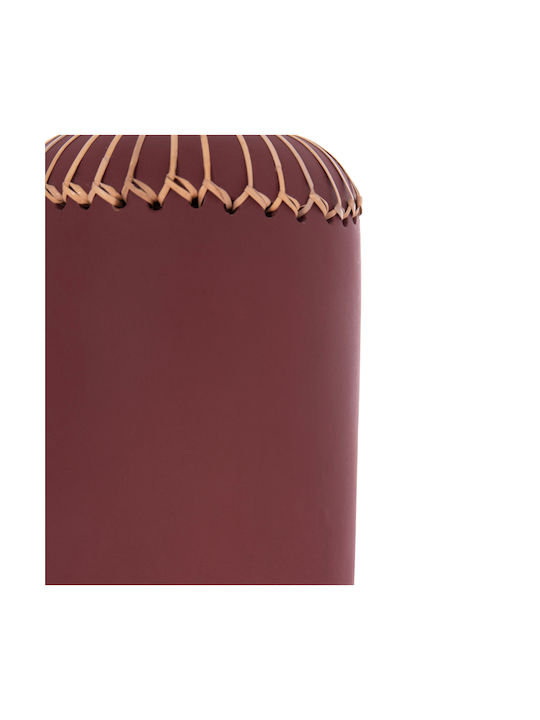 HomeMarkt Decorative Vase Lennox Red 18x18x33cm