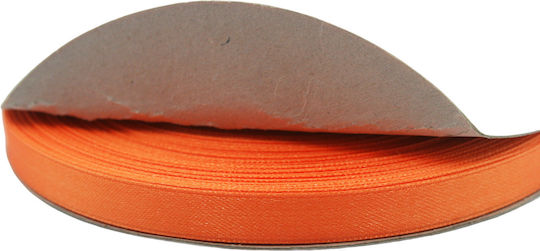Double-Sided Satin Ribbon 10mm Color Orange 50m 60-225