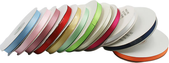 Double-Sided Satin Ribbon 10mm Color Orange 50m 60-225